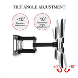 32-70 Inch Double Pendulum Large Base TV Stand Wall Bracket Tmds-101 Bearing 50Kg