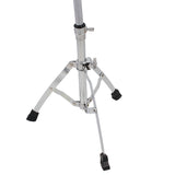 Chrome Plated Dumb Snare Drum Stand Tripod Silver