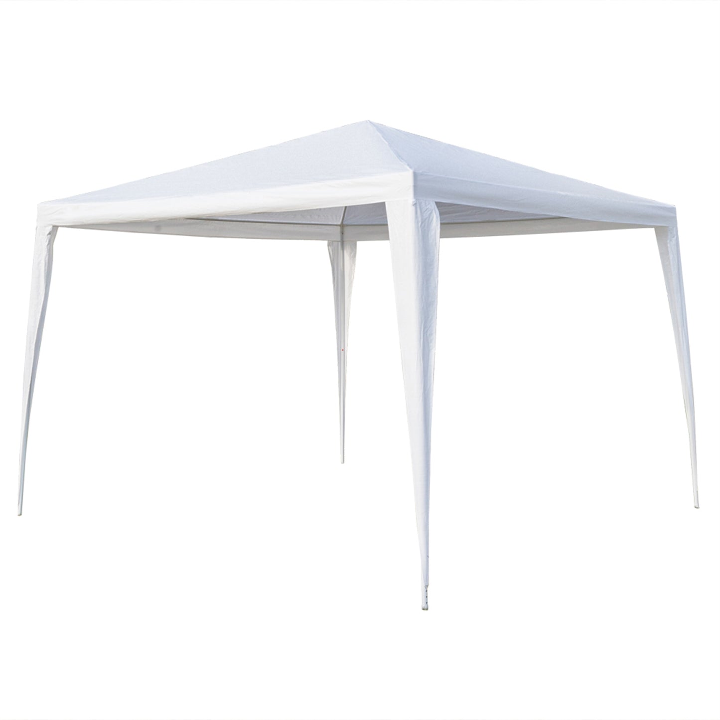 3 x 3m Waterproof Tent with Spiral Tubes - White