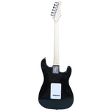 Glarry GST Rosewood Fingerboard Left Hand Electric Guitar Bag Strap Paddle Rocker Cable Wrench Tool Sunset Colour