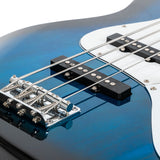 Glarry Electric GJazz Bass Guitar Cord Wrench Tool Blue