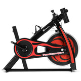 Exercise Bike Home Gym Bicycle Cycling Cardio Fitness Training - Red - LiamsBargains.co.uk
