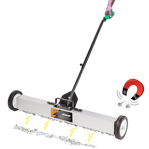 36" Magnetic Pick-Up Sweeper with Wheels