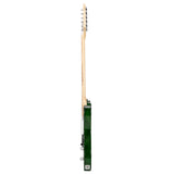 Glarry GTL Maple Fingerboard Electric Guitar (Green) Bag Strap Paddle Cable Wrench Tool