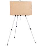 New Artist Aluminium Alloy Folding Easel Light Weight And Carry Bag White