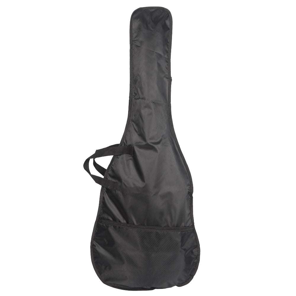 Glarry GIB Electric Bass Guitar Kit Full Size 4 String Black Bag