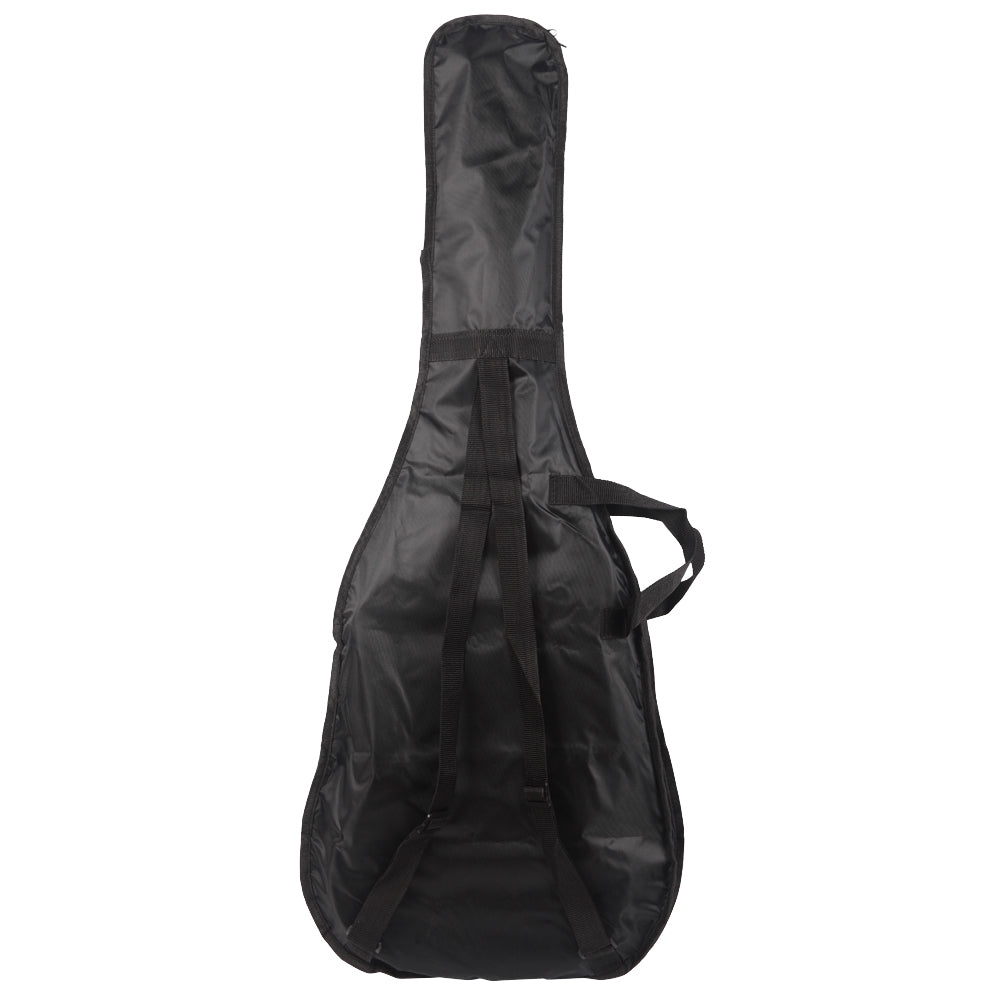 Glarry GIB Electric Bass Guitar Kit Full Size 4 String Black Bag