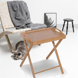 Individual Standing Folding Dining-table - Bamboo