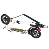 Scooter For Adult and Teens,3 Height Adjustable Easy Folding Double Shock Absorber White - LiamsBargains.co.uk