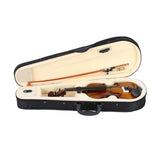 1/8 Acoustic Violin Case Bow Rosin Natural