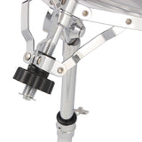 Chrome Plated Dumb Snare Drum Stand Tripod Silver