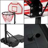 Portable and Removable Youth Basketball Stand Indoor and Outdoor Basketball Stand / Hoop - LiamsBargains.co.uk