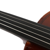 3/4 Acoustic Violin Case Bow Rosin Natural