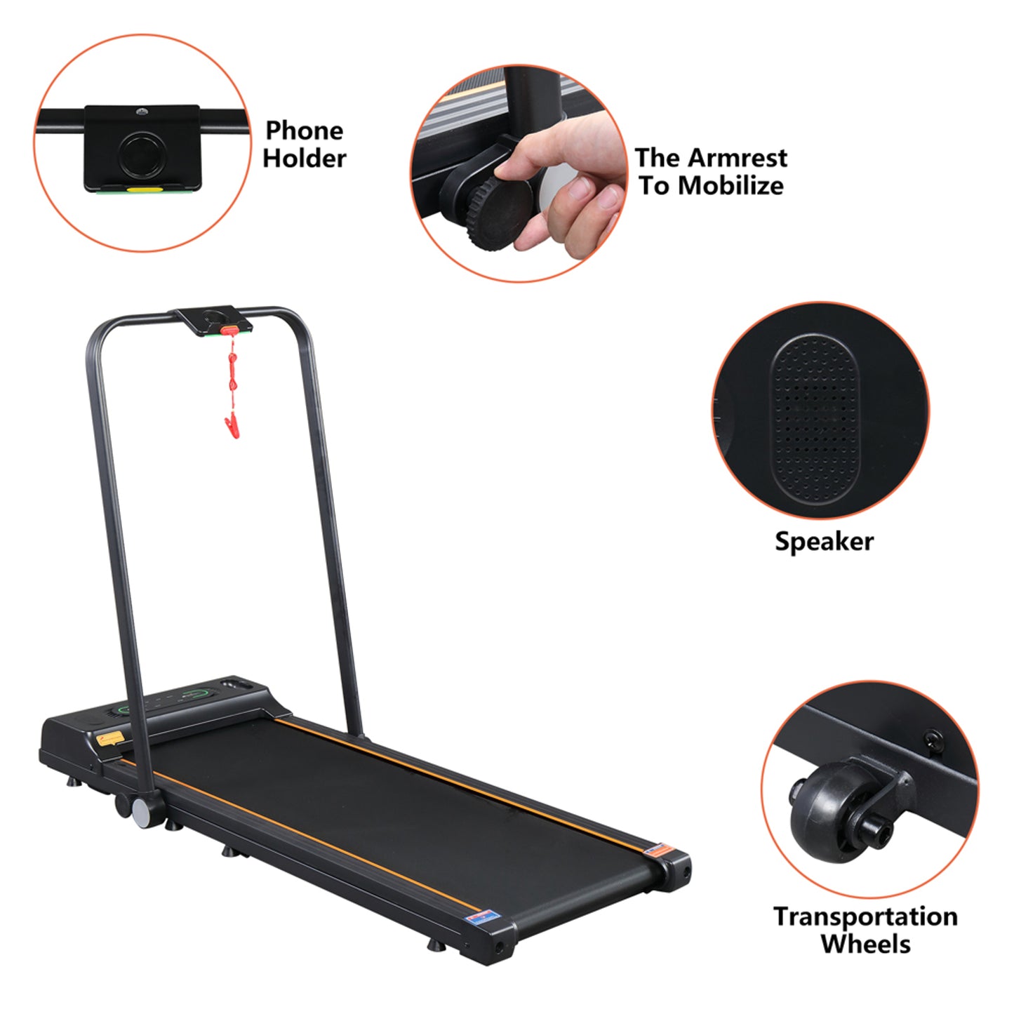 0.75HP Single Function Electric Treadmill