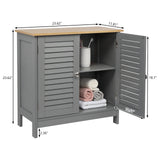 FCH 2 Hundred Page Doors MDF Spray Paint Bathroom Cabinet - Grey